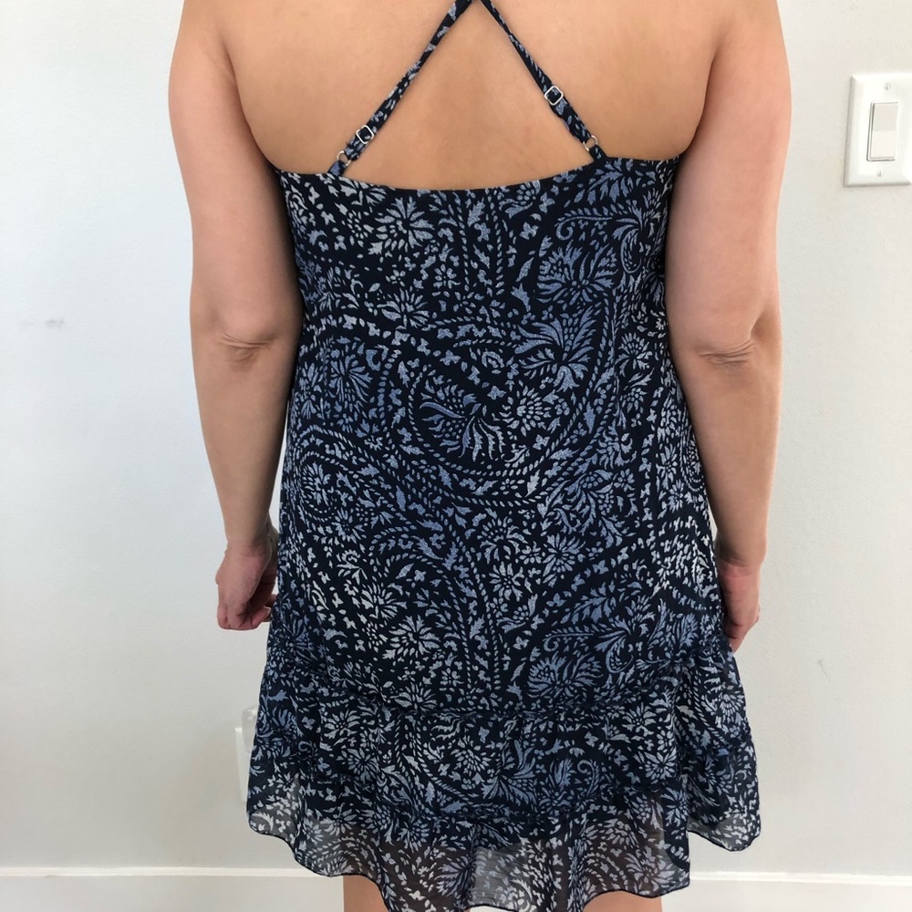 Abercrombie and Fitch Blue Print Dress